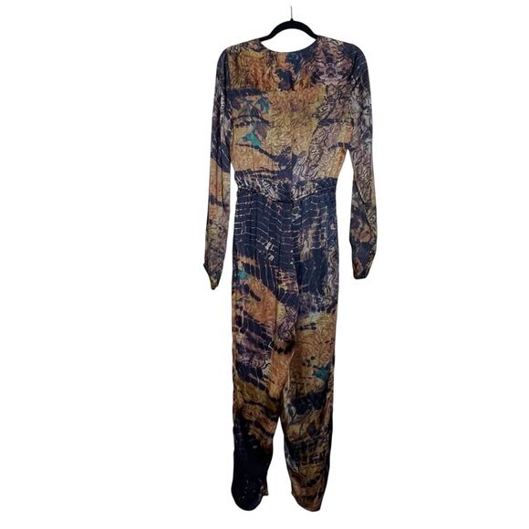 MESDEMOISELLES Hopi Jumpsuit Tie Dye Abstract Print Size 36 or 4 US - Picture 6 of 16